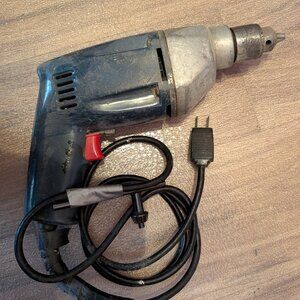 AEG BE-38R Electric Drill 3/8" steel 50-60 Hz 4A 114 VAC Variable Speed Control